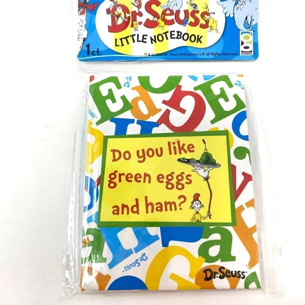 Dr. Seuss Little Notebook 82 Blank Pages Hardback Various